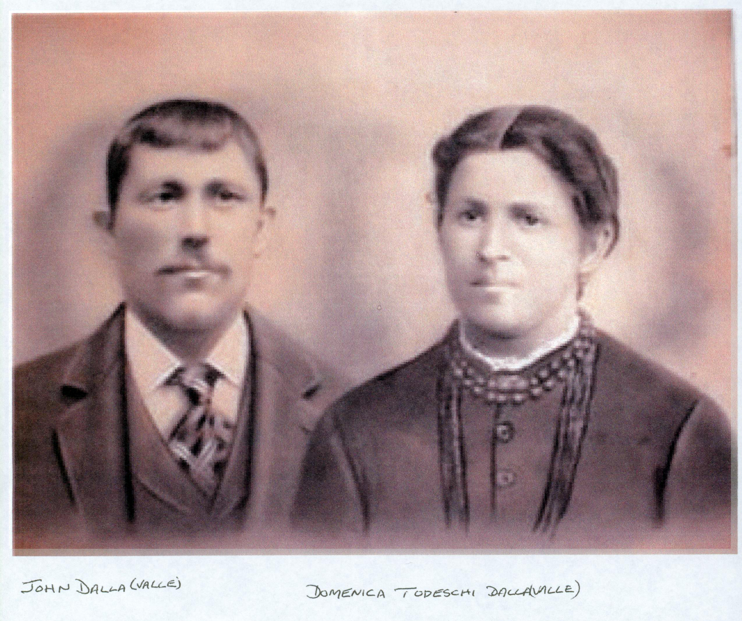 Giovanni (John) and Domenica Dallavalle