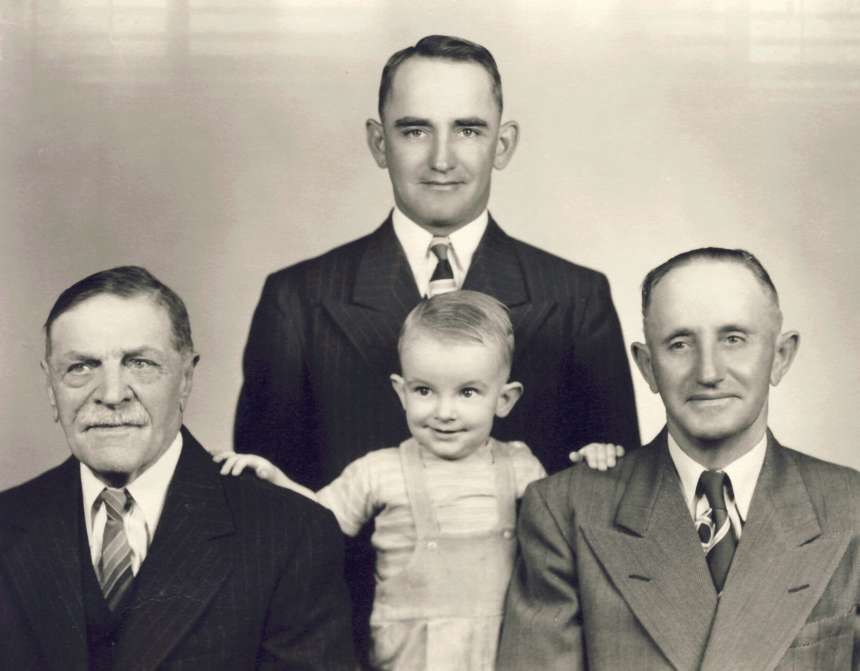 Three generations: Con, John, Don and Phil